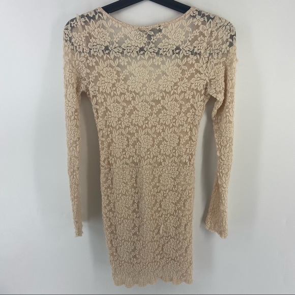 Reynah Lace Detail Dress Long Sleeve Mini - Picture 4 of 7